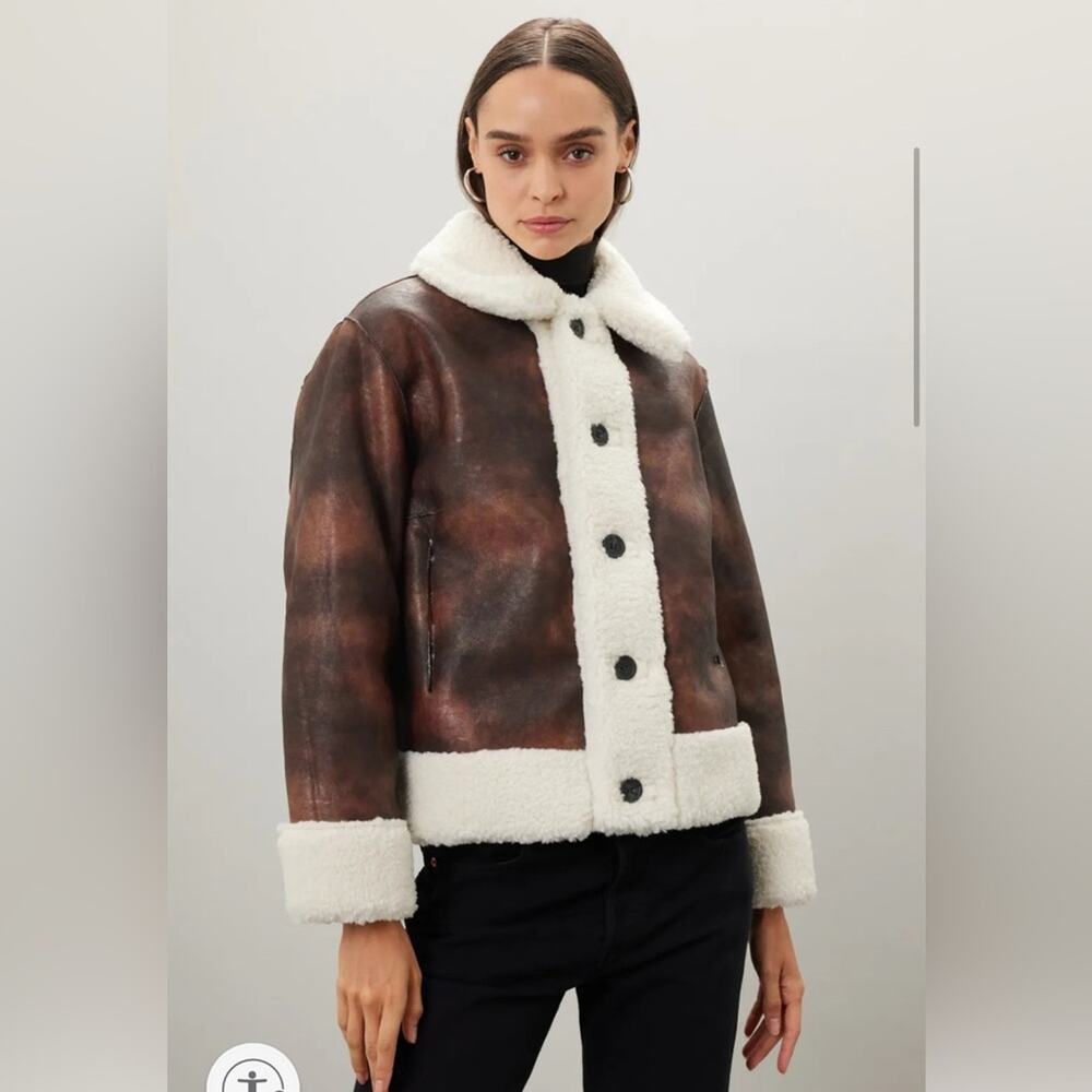 Statement Reversible Jacket by Apparis – Charlie Mixed Media Design - Picture 3 of 11